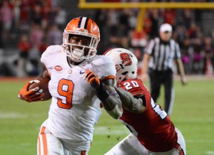 Clemson was awarded the No. 1 spot in the first rankings. They are currently ranked No. 3 in the AP Top 25.