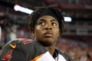 Aug 26, 2016; Tampa, FL, USA; Tampa Bay Buccaneers cornerback Vernon Hargreaves (28) looks on during the first half against the Cleveland Browns at Raymond James Stadium. Mandatory Credit: Kim Klement-USA TODAY Sports
