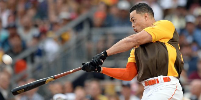 Giancarlo Stanton Breaks Home Run Derby Record - ESPN 98.1 FM