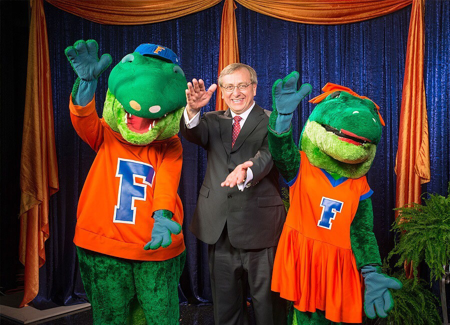 Uf President Fuchs Talks Gator Athletics And First Day Of Classes