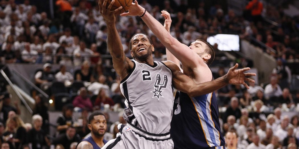 Kawhi Leonard's Playoff Career High Lifts Spurs over Grizzlies ESPN