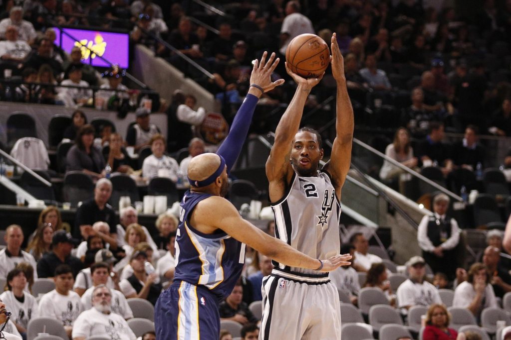 Kawhi Leonard's Playoff Career High Lifts Spurs over Grizzlies ESPN