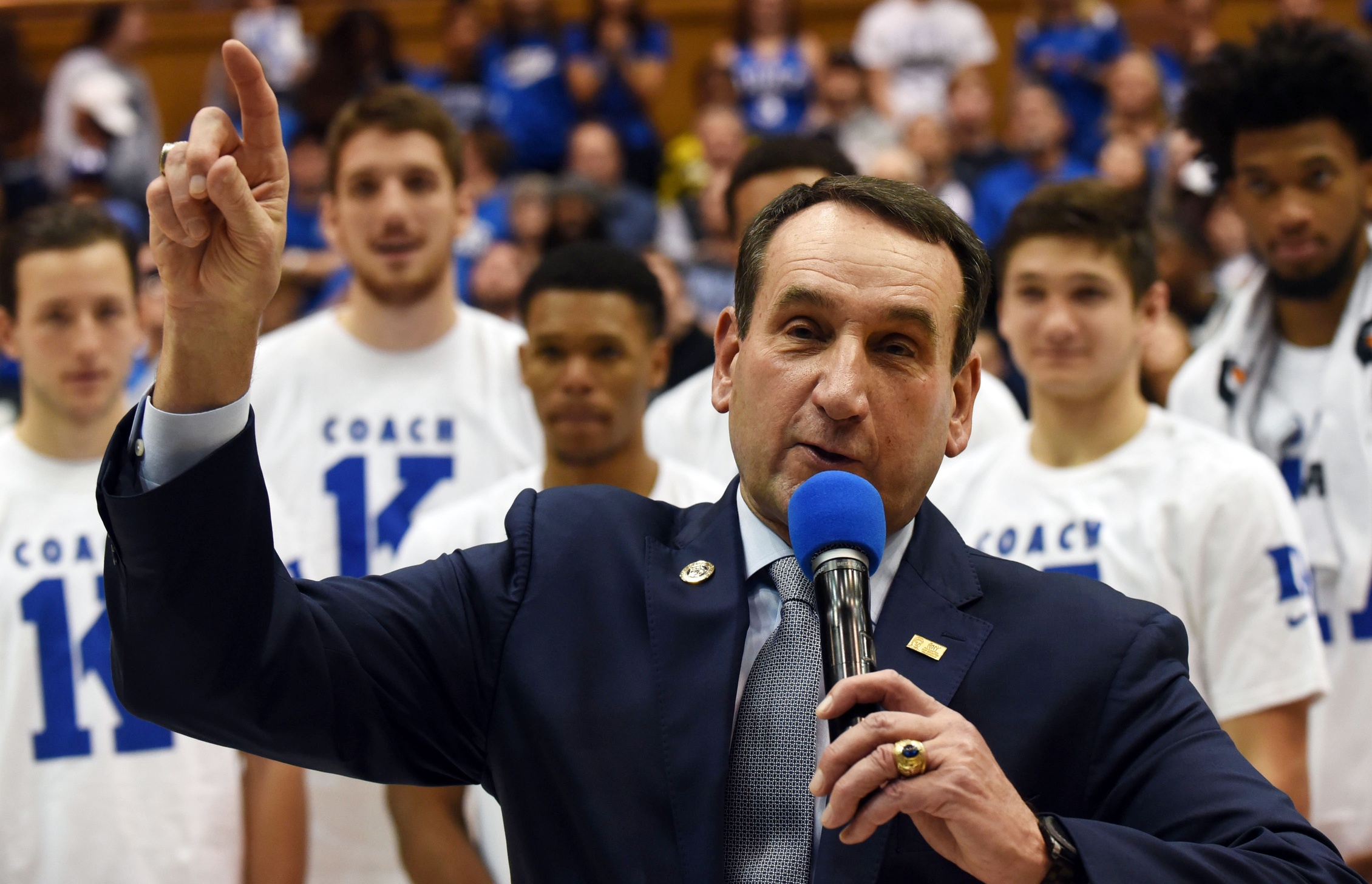 Coach k gets 1 000th win at duke espn 98 1 fm 850 am wruf