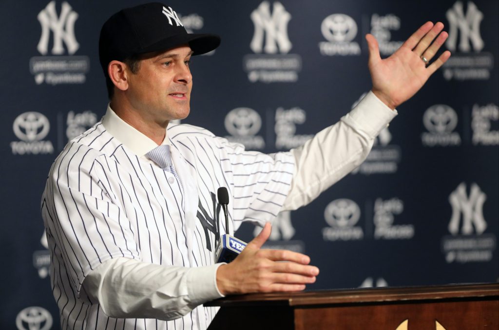 Aaron Boone Named Newest Yankee Manager ESPN 98.1 FM 850 AM WRUF