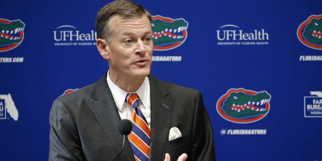 Florida athletic director Scott Stricklin