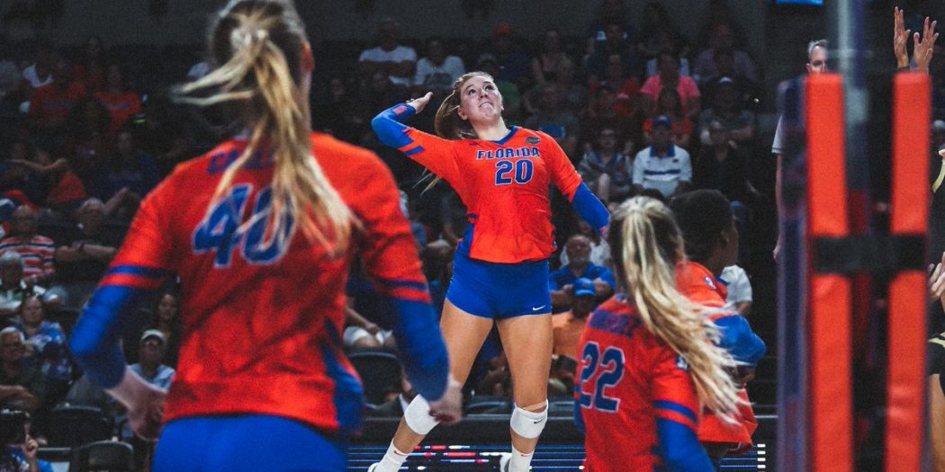 Florida Volleyball Wins in Straight Sets over Cal State Northridge to