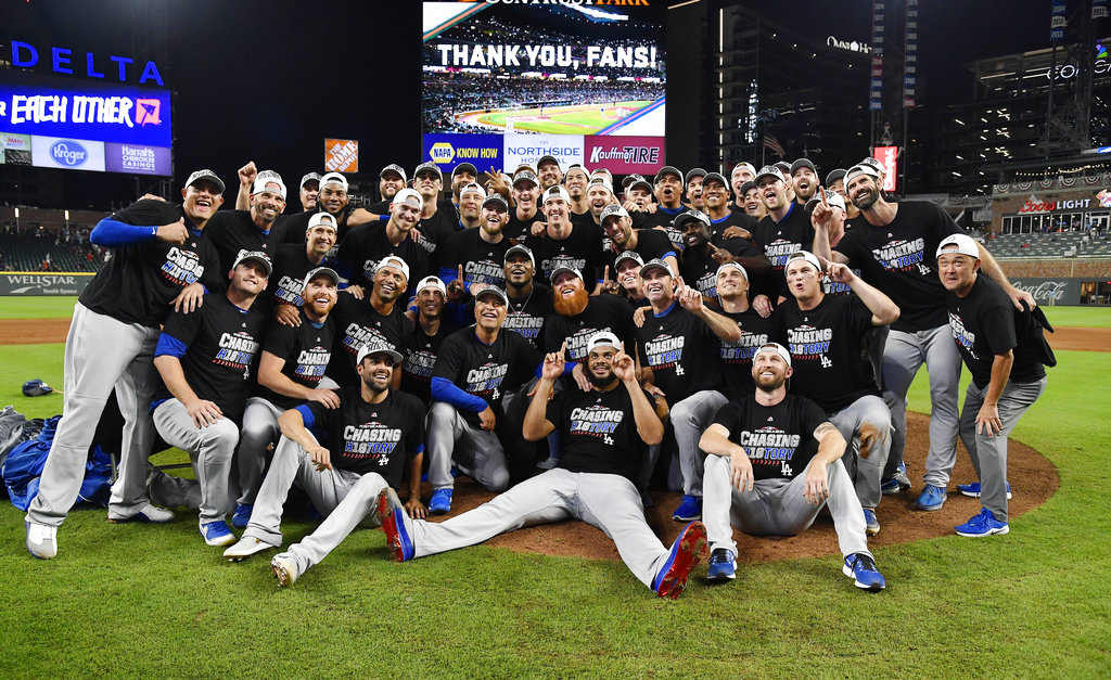 Dodgers Win They return to the National League Championship Series