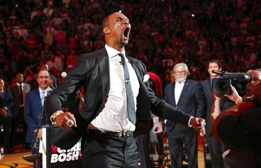 Chris Bosh will have to wait to have his jersey retired by Toronto