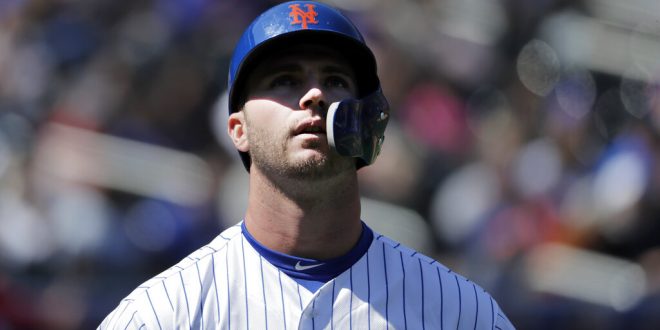 ATLANTA, GA - JULY 13: New York Mets first baseman Pete Alonso (20