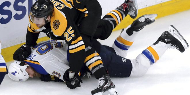 Bruins fall to Blues in Game 4, Stanley Cup Final series tied heading back  to Boston