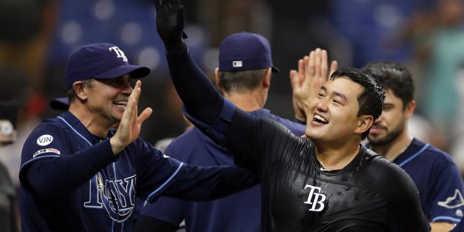 Rays win in extras through Choi walk-off.