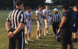 Coin Toss before Saint Francis (right) vs Aucilla Christian (left)