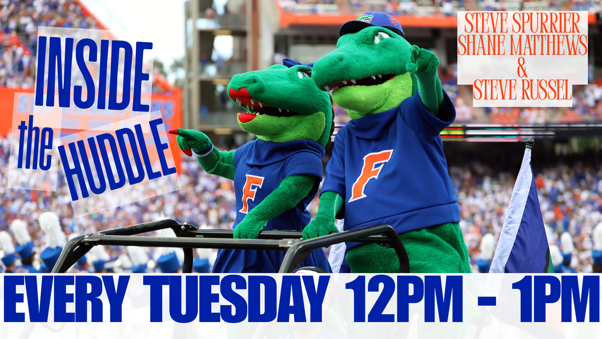 Inside the Huddle - Tuesday - 12 Noon - 1 p.m.