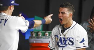 Willy Adames after home run vs. Justin Verlander