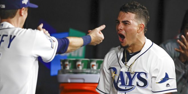 Willy Adames after home run vs. Justin Verlander