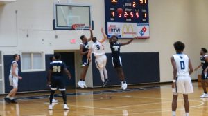 Santa Fe player jumps