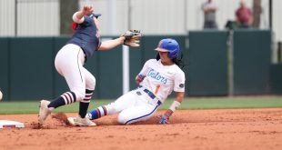 Gators' Hannah Adams slides into second