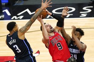 Magic block Vucevic