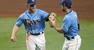 Los Angeles Angels Rookie Reid Detmers Throws Historic No-Hitter Against  The Rays - ESPN 98.1 FM - 850 AM WRUF