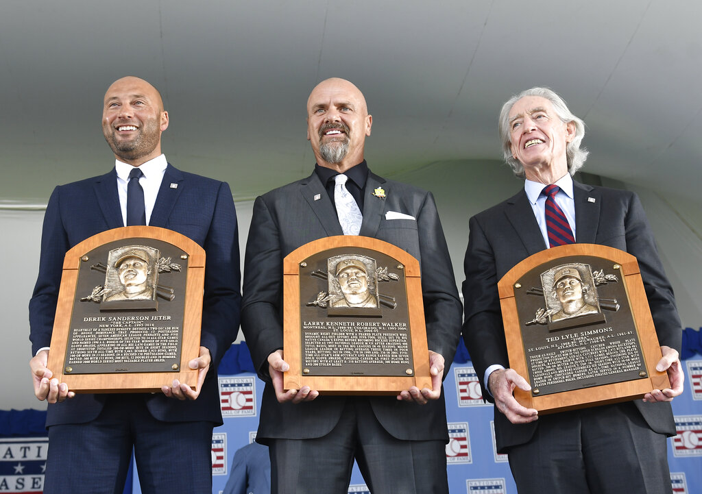 MLB Inducts Hall Of Fame Class Featuring Derek Jeter ESPN FM AM WRUF