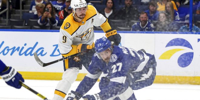 Tampa Bay slide on the ice