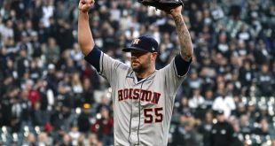 Houston Astros celebrate win