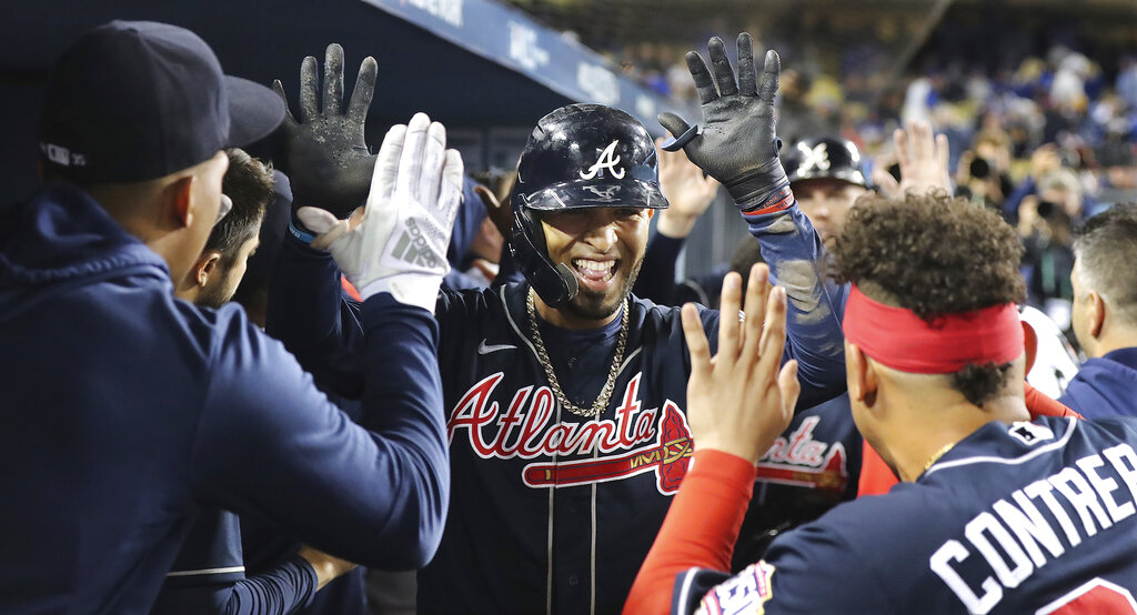 Braves vs. Dodgers score: Atlanta takes 2-0 NLCS lead as Eddie Rosario's  walk-off caps comeback win 