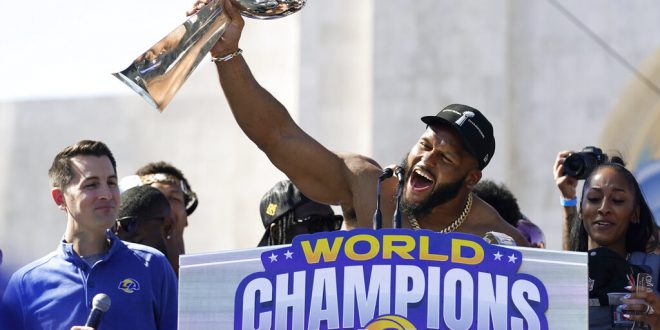 Los Angeles celebrates with parade After Rams Super Bowl Win - ESPN 98.1 FM  - 850 AM WRUF