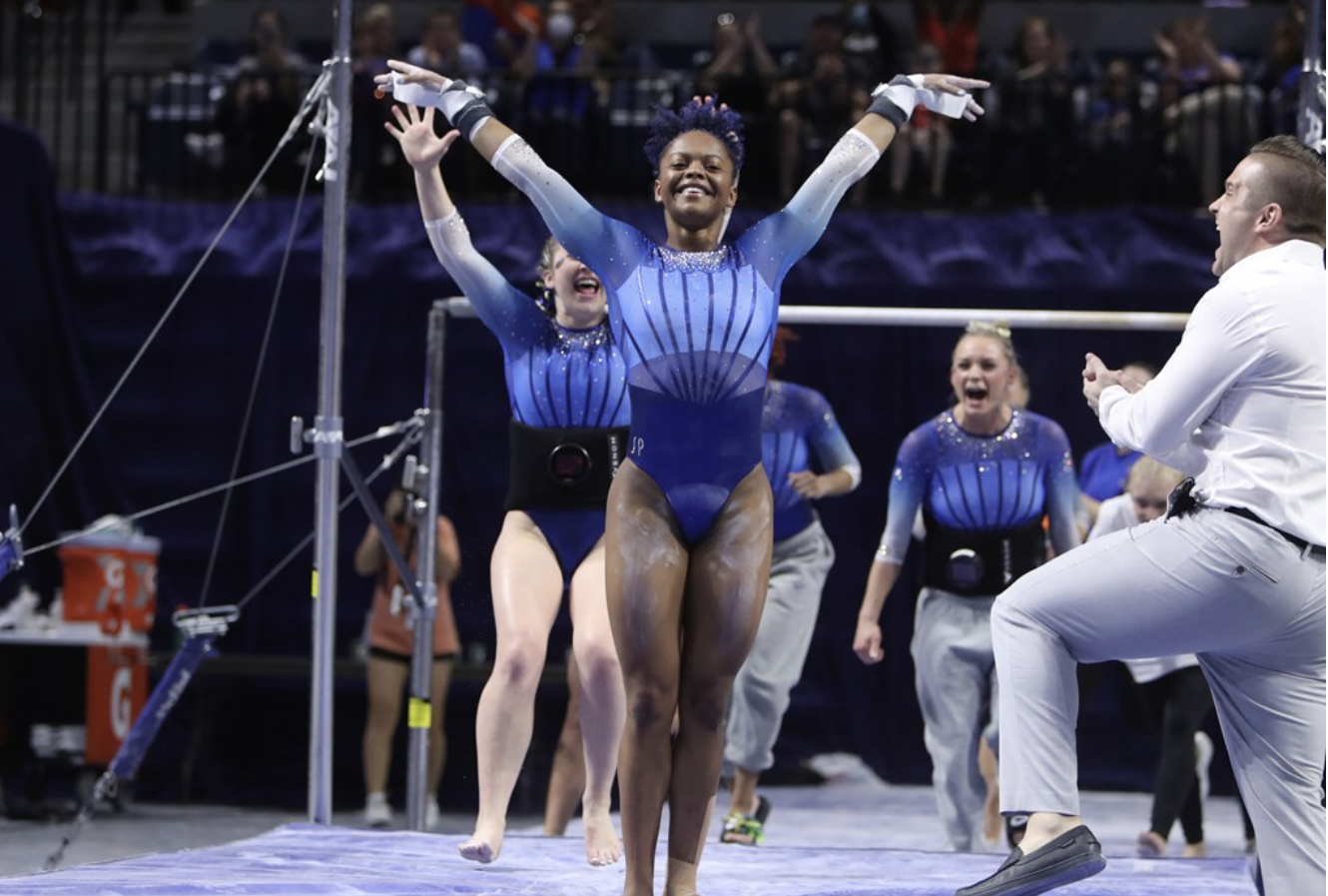 Thomas Sweeps Senior Night as Florida Gymnastics Takes Down Oklahoma