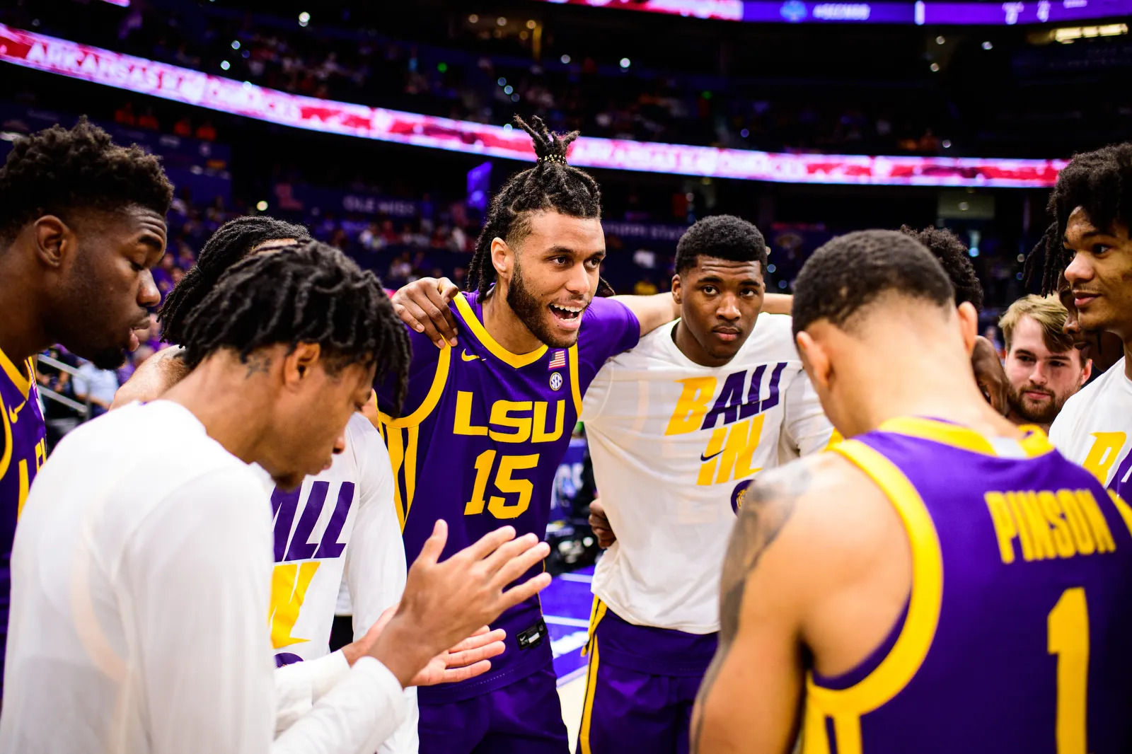 LSU matches up against Iowa St. in 1st Round of March Madness. ESPN