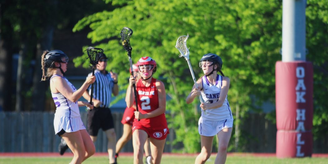 Gainesville Girls Lacrosse Battle for Districts ESPN 98.1 FM 850 AM