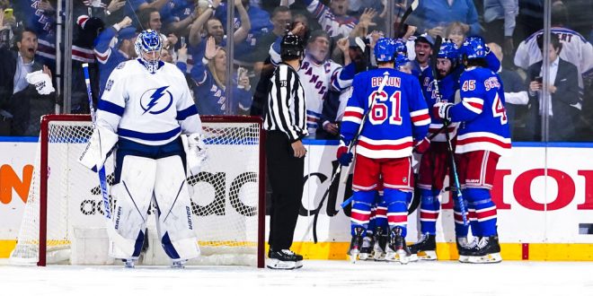 New York Rangers vs. Tampa Bay Lightning: Stanley Cup playoff