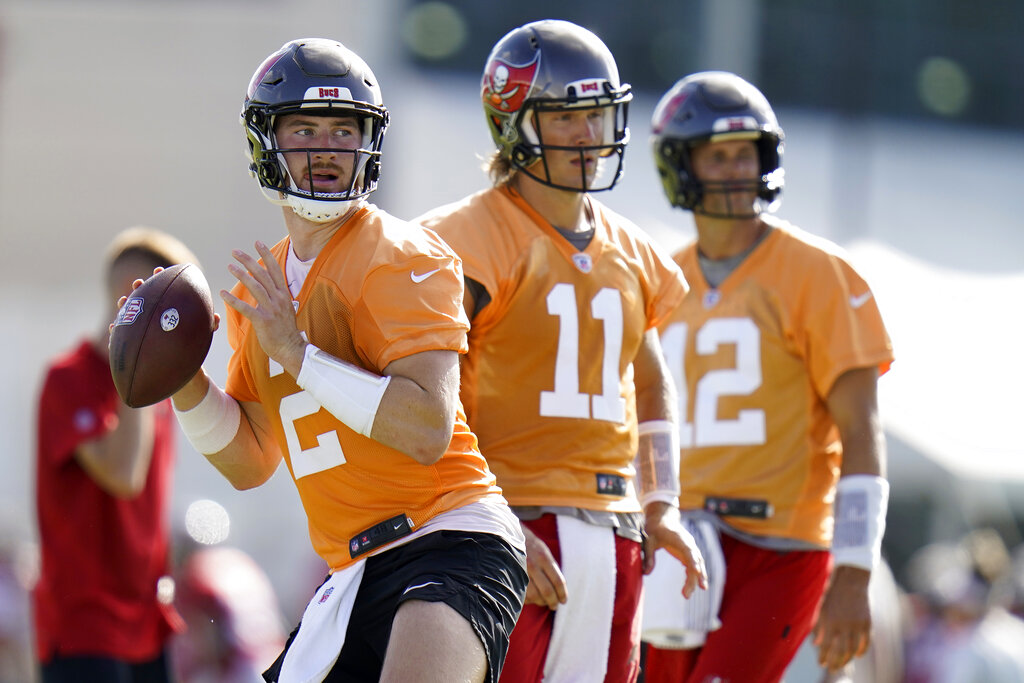 Kyle Trask Getting Reps at Bucs Camp - ESPN 98.1 FM - 850 AM WRUF