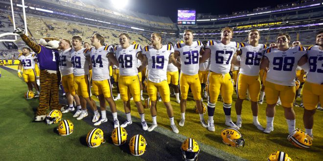 LSU And Auburn Football Teams Meet In SEC Clash Saturday Night ESPN 