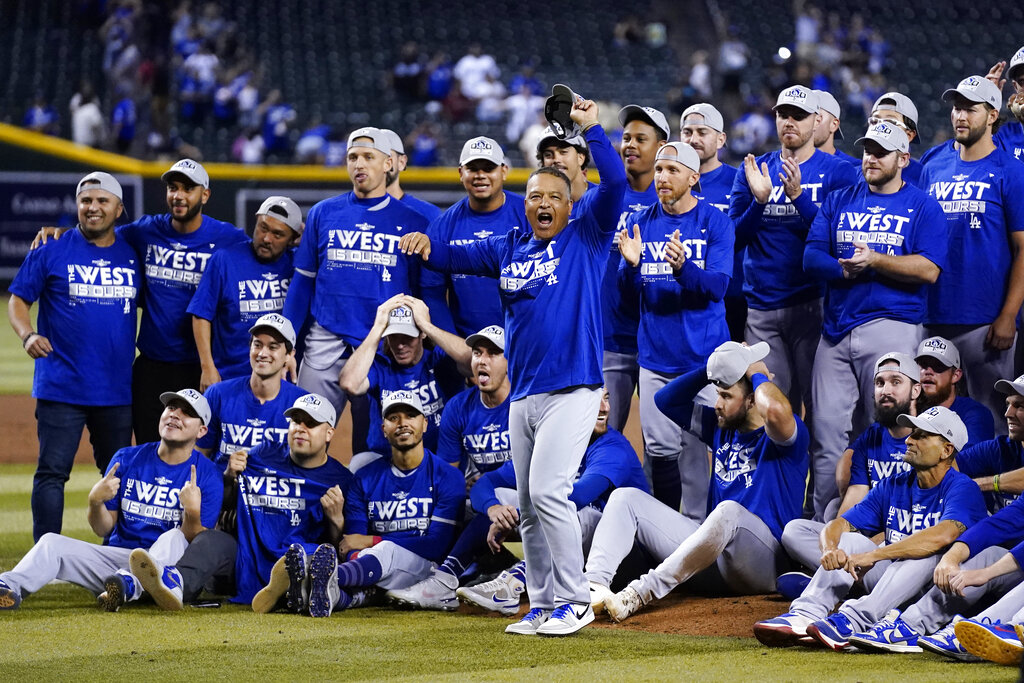 dodgers win nl west 2023
