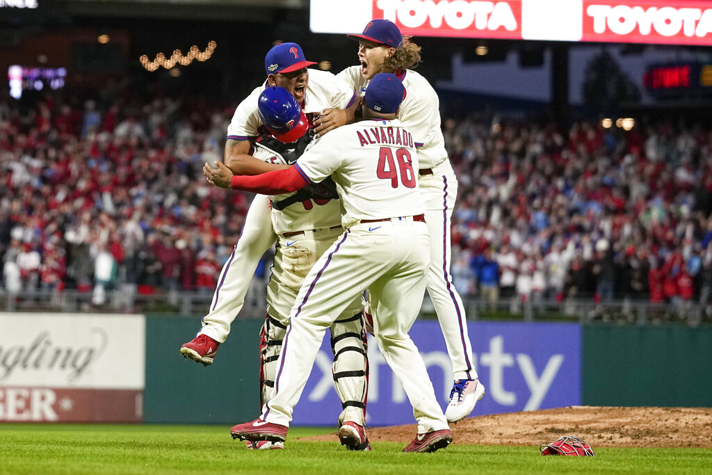 Bryce Harper's home run powers Phillies past Padres, into World Series