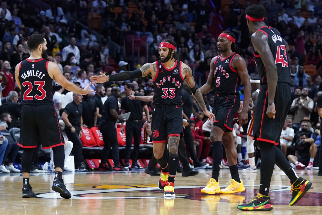 Toronto, ON- October 25 - Toronto Raptors guard Gary Trent Jr