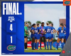 Gator Soccer fall to Texas A&M