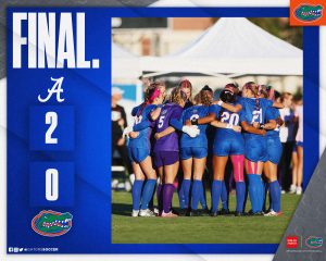 Gator Soccer losses to Alabama