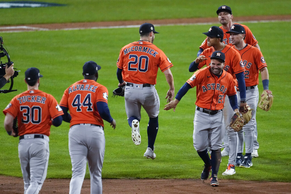 One win away: Verlander gets World Series win, Astros lead