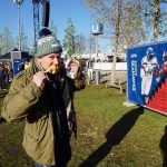 Traditional German fare was a popular offering at the NFL Fan Fest. Instead of hot dogs and hamburgers, fans enjoyed classic Bavarian foods, among other food trucks.