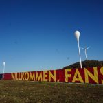 Allianz Arena welcomed fans into the stadium with banners, 3-foot-tall football helmets and a fan fest that included DJs and food vendors. The fan fest mimicked a typical NFL game tailgate.
