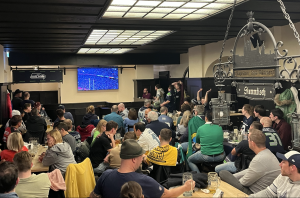 Seahawks fans watching their team play.