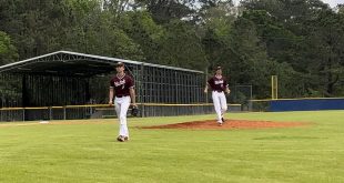 Troy Freeman on the mound for Oak Hall