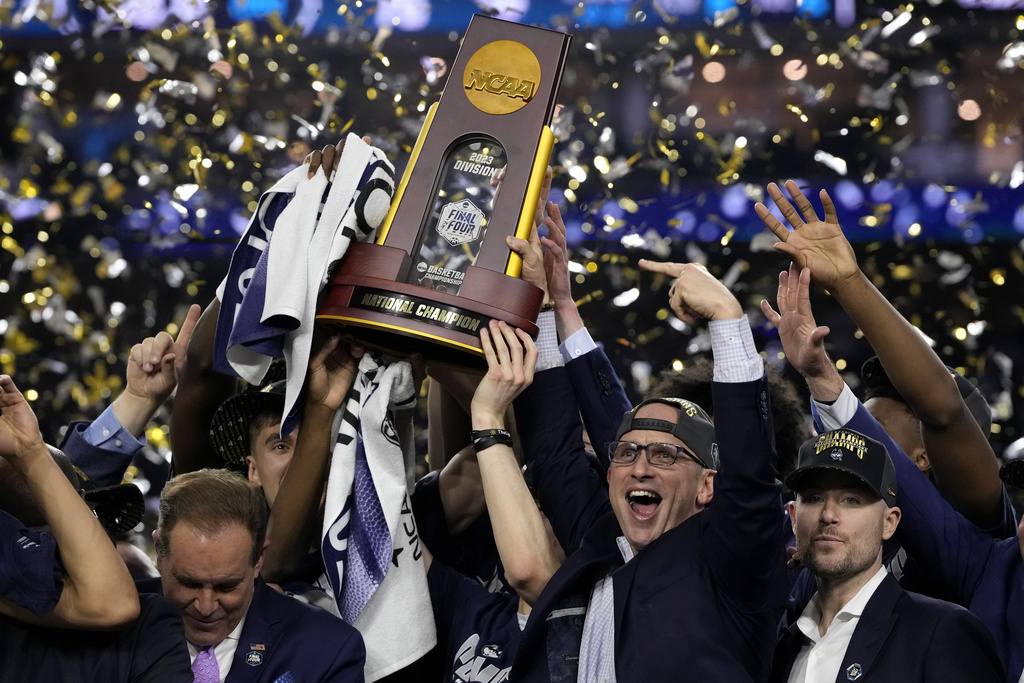 The UConn Huskies have won their fifth men's basketball