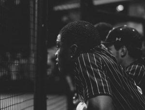 Cedaris Smith tuned in. Picture by Isaiah Daies (@dlflics)