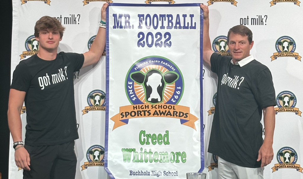 Buchholz’s Creed Whittemore Receives Florida Mr. Football Award – WRUF ...