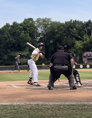 Jack Kuzmicki at the plate for Oak Hall