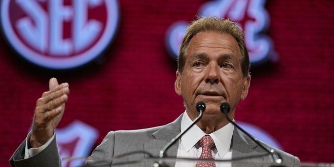 Nick Saban Alabama Crimson Tide