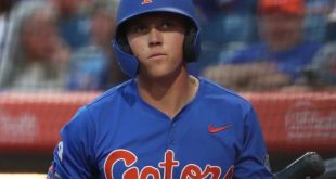 Gators shortstop Colby Shelton